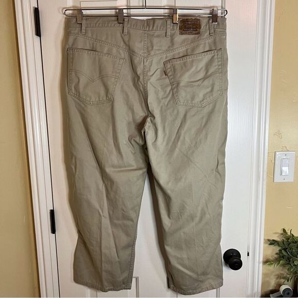 Men’s Levi Straus Signature Loose Pleated Relaxed Fit Pant 546 Size 44/32 - Picture 6 of 10